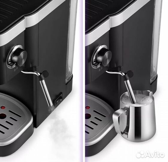 Рожковая кофеварка Kitfort кт-788 Black