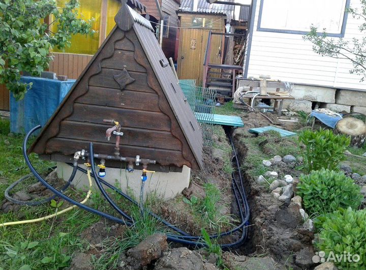 Водоснабжение на даче, с оплатой за результат