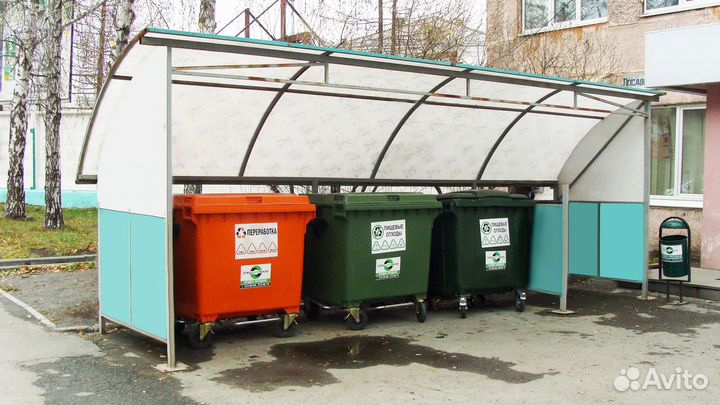 Контейнерная площадка для мусора