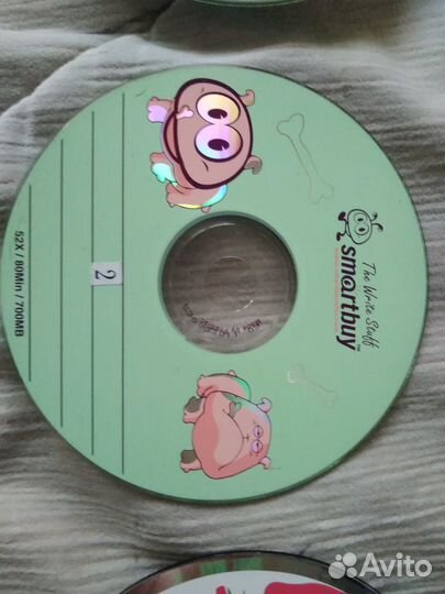 CD, DVD диски брак для коллекции и интерьера