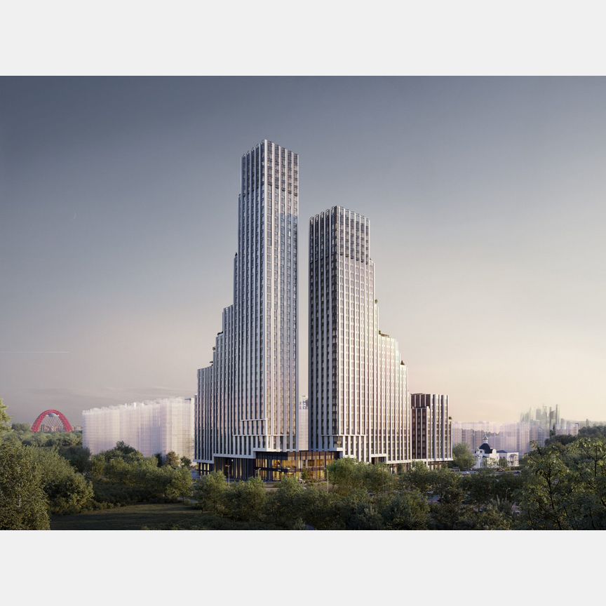 3-к. квартира, 88,7 м², 7/43 эт.