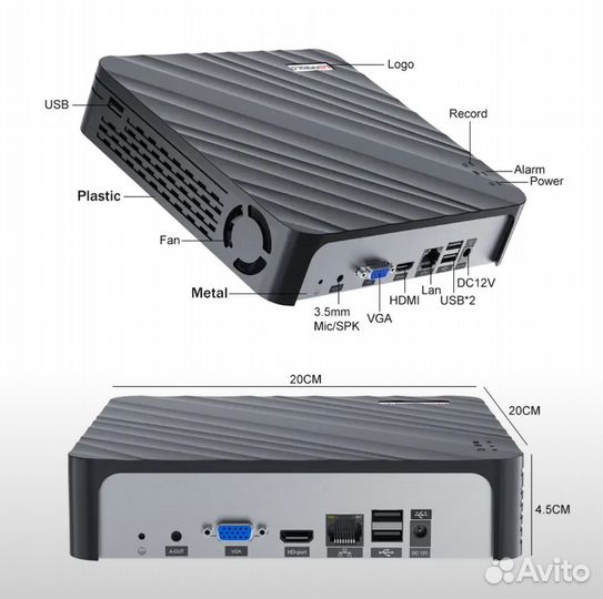 Ip видеорегистратор на 10 каналов