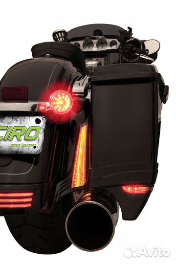 Поворотники фонари Ciro3d на Harley Davidson