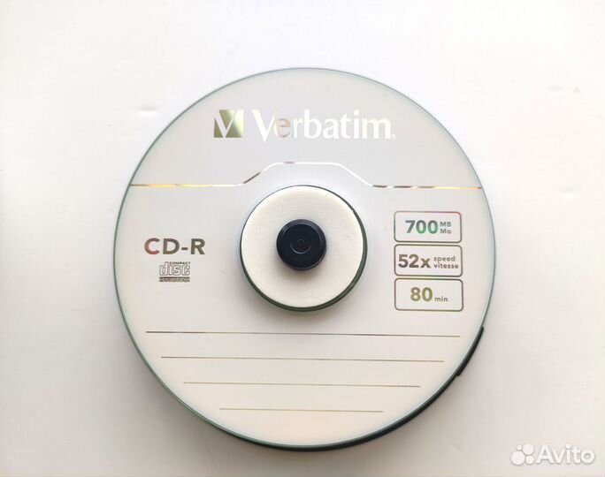 Оптические диски сd-R Verbatim 25 шт