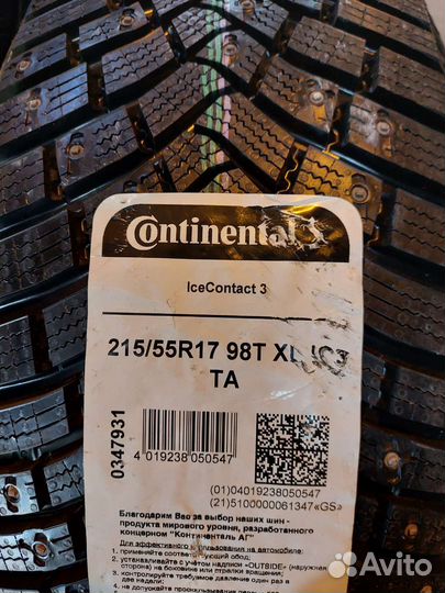 Continental IceContact 3 215/55 R17 98T