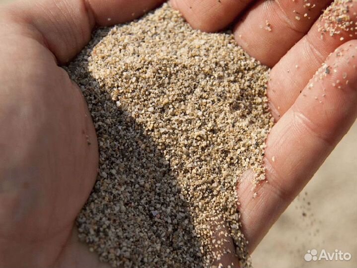 Песок строительный доставка от 20 мешков