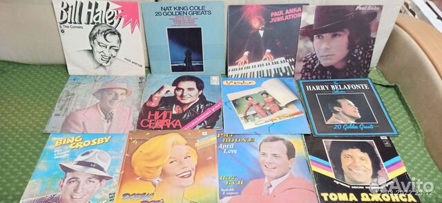 Пластинки исполнители 50-60х