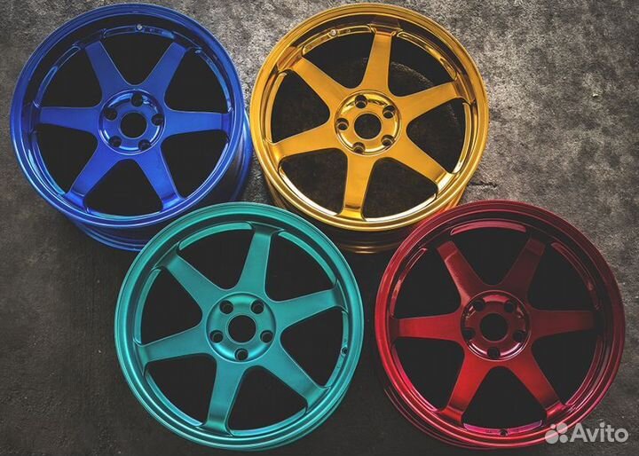 Порошковая покраска дисков