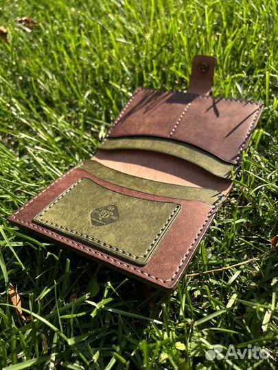 Обложка для автодокументов натуральная кожа