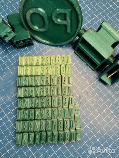 Клейматоры военные, штамп нумератор