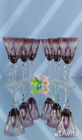 Фужеры, марганцевое стекло, Стрыйский сз