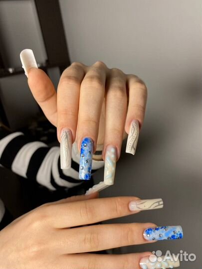 Модели на наращивание ногтей, диайны, маникюр