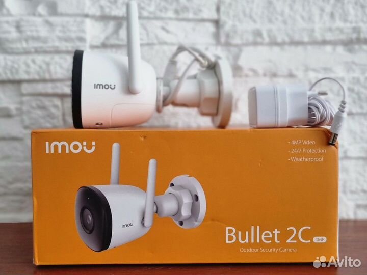 Видеонаблюдение Imou bullet 2c 4 мп, 2.8 мм