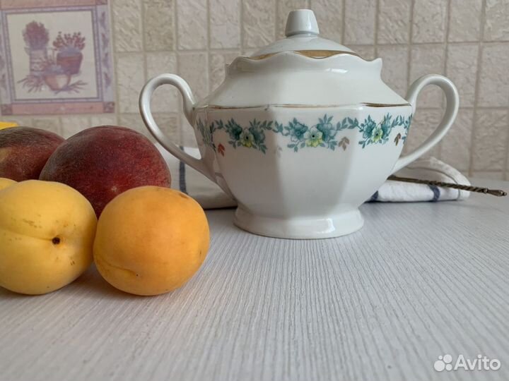 Сахарница фарфор СССР