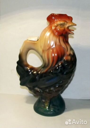 Кувшин графин штоф СССР петух фаянс
