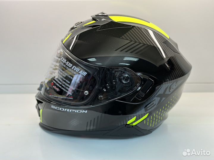 Мотошлем Scorpion EXO 520 EVO AIR laten, зеленый