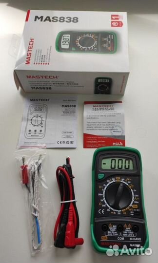 Цифровой мультиметр Mastech MAS838
