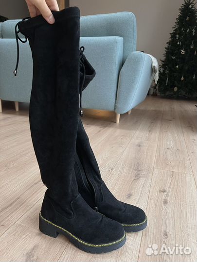 Ботфорты женские T.taccardi выше колена