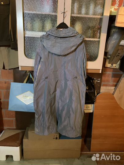 Пальто-пуховик жен. из полиэстера сер. зима 58