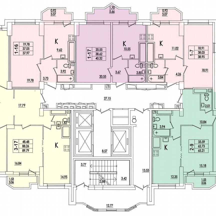 1-к. квартира, 40,1 м², 21/22 эт.