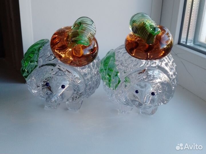 Ежики хрустальные