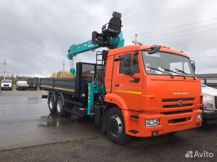 КАМАЗ 65115 с КМУ, 2024