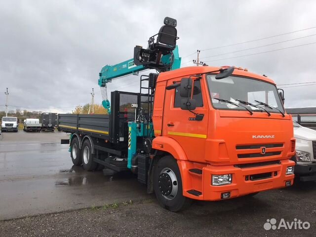 КАМАЗ 65115 с КМУ, 2024