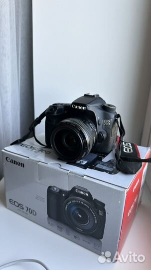 Зеркальный фотоаппарат canon 70D + canon EF 28 mm