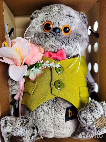 Котик Басик 19 см Новый Оригинал Basik Budi Basa