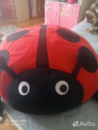 Пуфик Божья коровка
