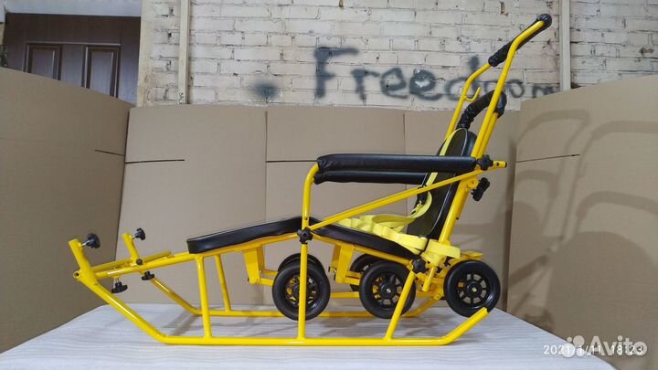 Санки с колесами для особенных детей (с дцп)