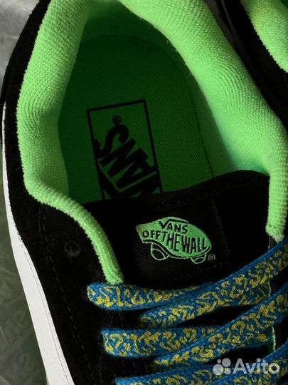 Vans Knu skool pop outsole green