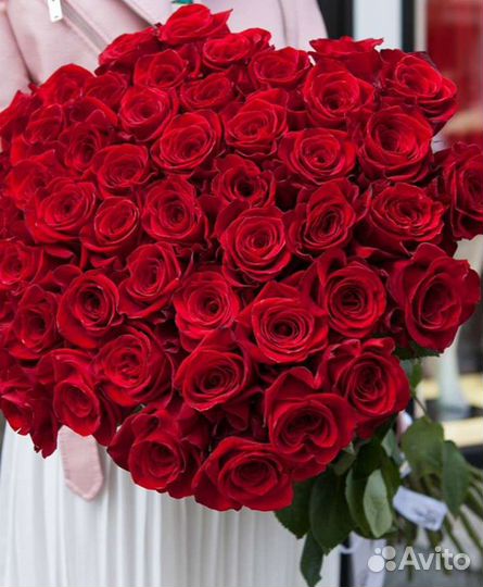Красные Розы Высокие.Доставка