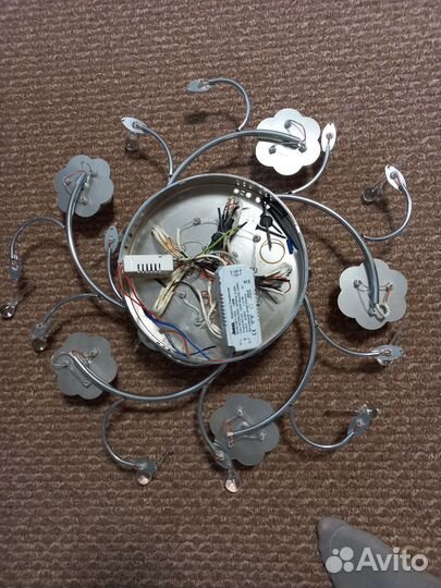 Люстра потолочная бу