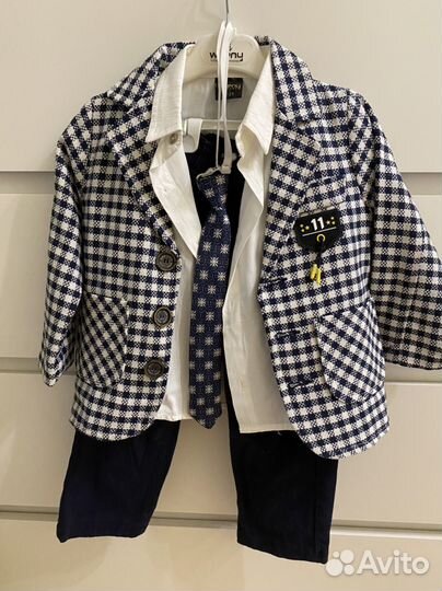 Нарядный костюм для мальчика 92 бронь