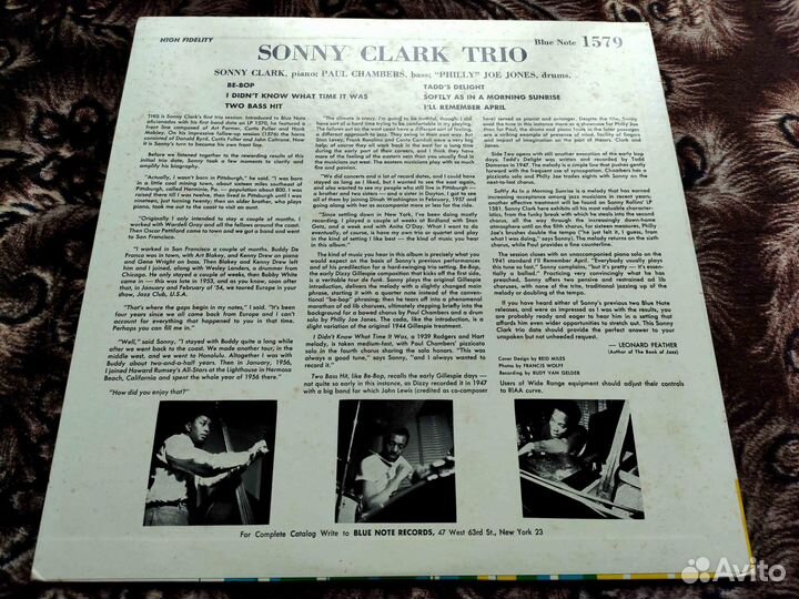 Sonny Clark Trio – Japan 1983 Mono Premium King