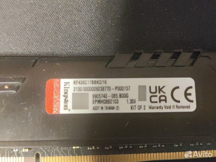 Оперативная память ddr4 8gb kingston fury