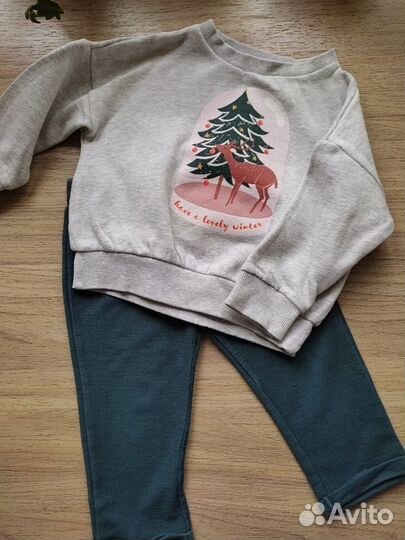 Вещи для девочки Новый год 80/86