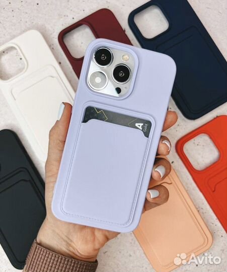 Чехлы с отделом под карту, для iPhone Xr/11/12/13