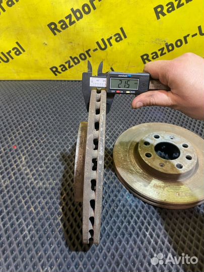 Диски тормозные передние пара Опель Корса