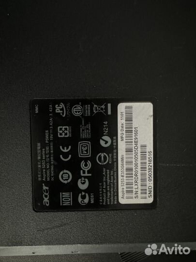 Acer Aspire 5253 Разбор