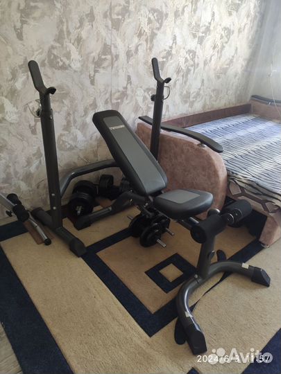 Силовая скамья со стойками Torneo Ultra Bench