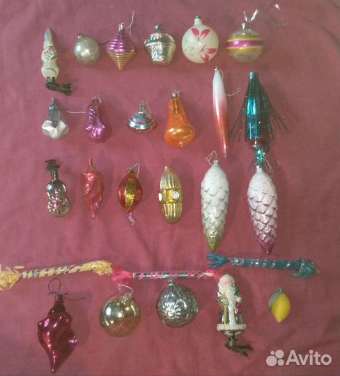 Ёлочные игрушки СССР