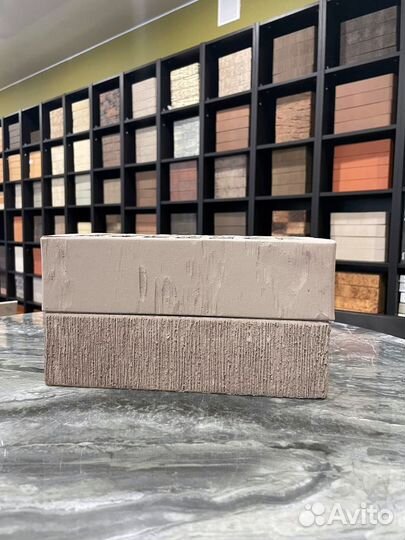 Лицевой кирпич серый скала Железногорский