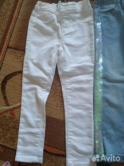 Джинсовая одежда для девочки 98 104