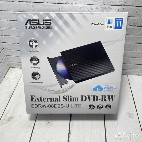 Внешний привод DVD-RW Asus sdrw-08D2S-U lite Exter