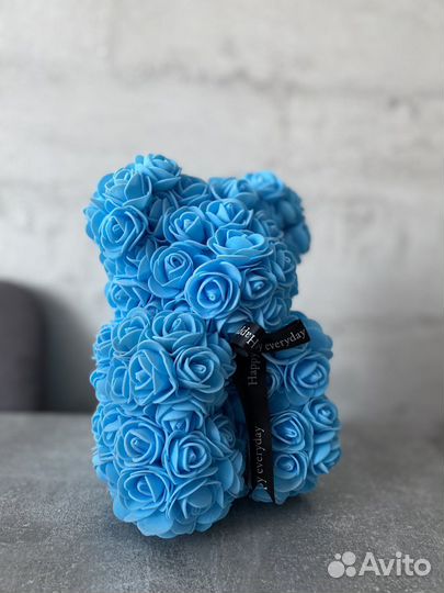 Мишка из цветов Подарок девушке
