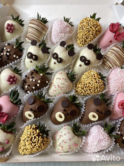 Клубника в шоколаде набор подарок