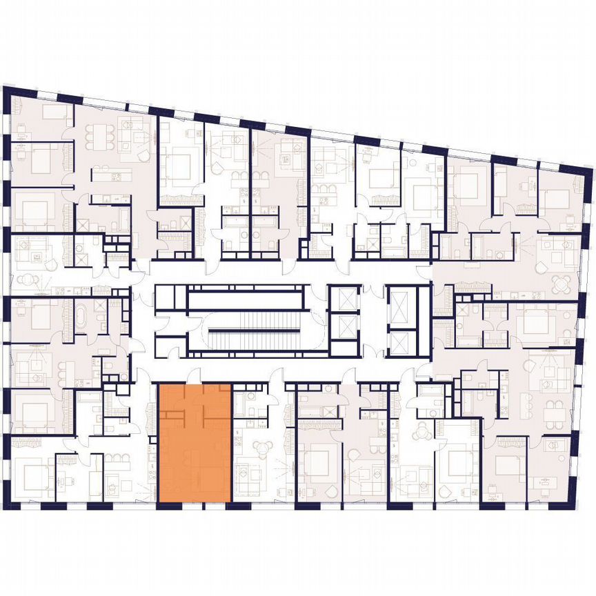 1-к. квартира, 37,8 м², 3/24 эт.