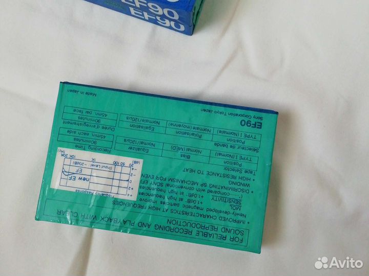 Аудиокассеты новые запечатанные sony